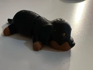 Articulated Dog Keychain