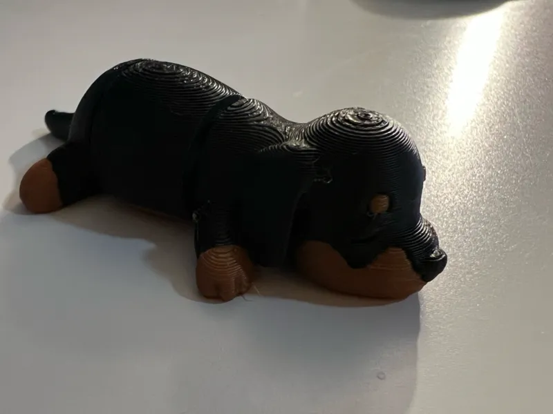 Articulated Dog Keychain