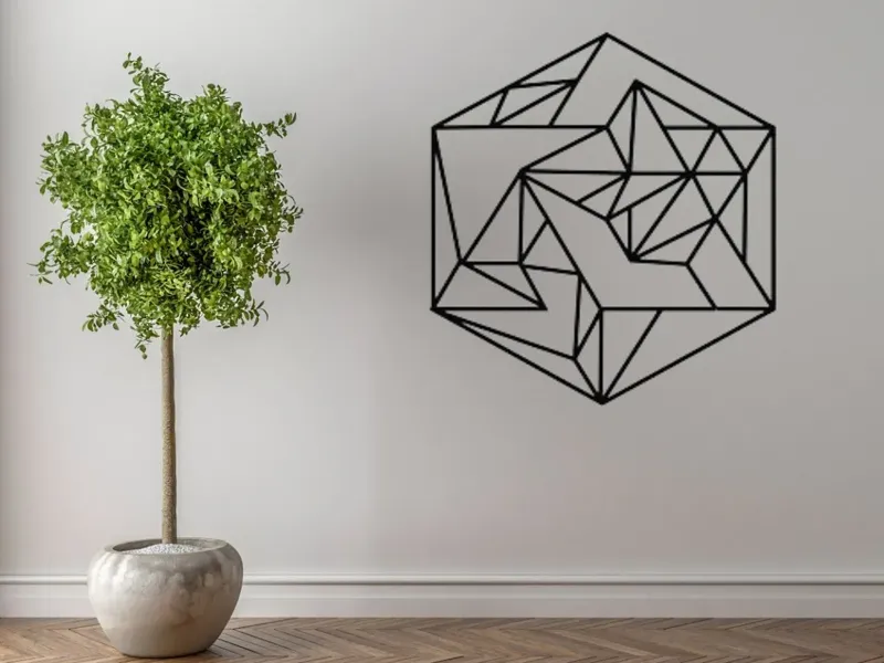 Geometric wallart