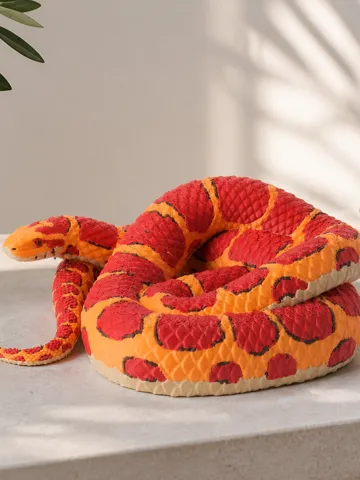 Figura decorativa: Corn Snake Sculpture Realistic Serpent Figurine — vista de referencia 2