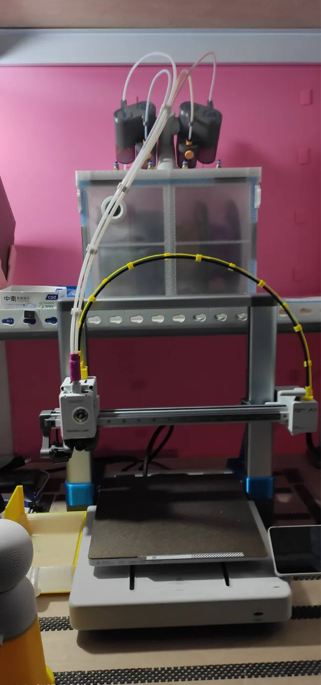 A1 and A1 mini  Ams-Lite DRY BOX (四邊柱子檔案己重新上傳)