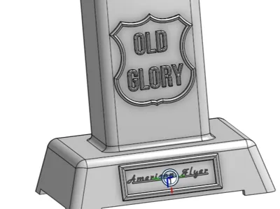 American Flyer Flag Pole Stand
