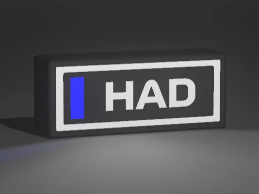 Isack Hadjar LED Leaderboard Lightbox