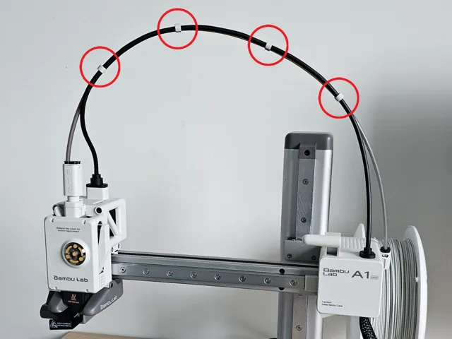 Cable clips (A1, A1 mini without AMS)
