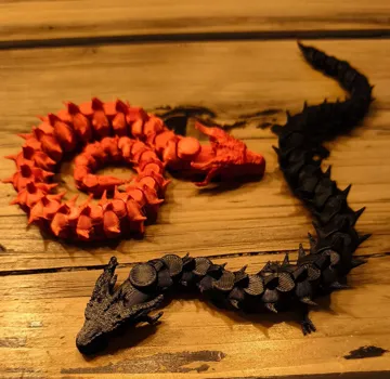 Adorno temático: Emberspine Flexi Dragon 2h - 32g — vista de referencia 3