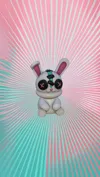 Patches The Bunny Keychain