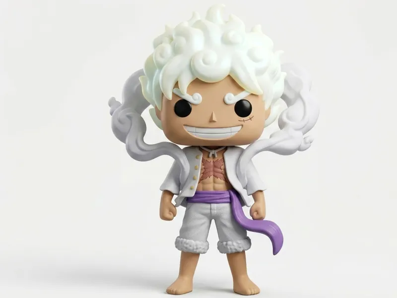 Luffy Gear 5 Figurine (Nika 3D Model)