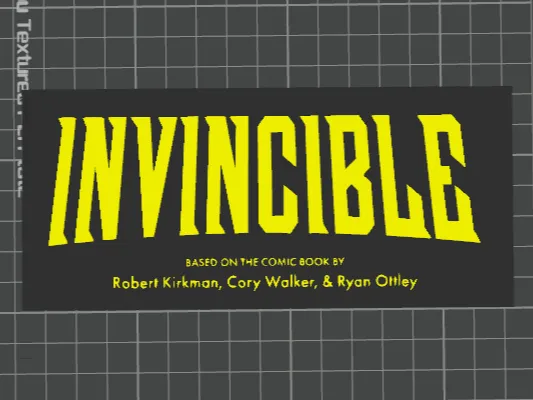 Invincible Title Card Sinister Mark by Gabryyyy - MakerWorld