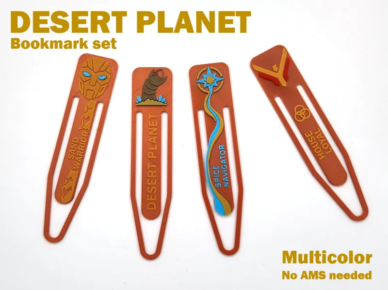 Desert Planet - Bookmark set