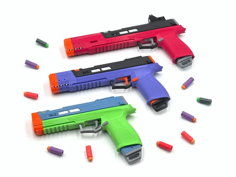 Zinc .50 - Nerf Hand Cannon - Mag Fed - 250FPS