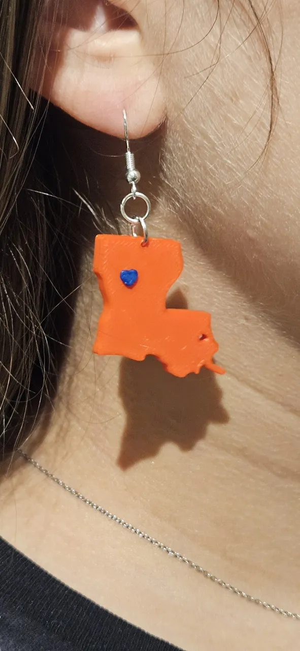 Heart of Louisiana Earrings view 2