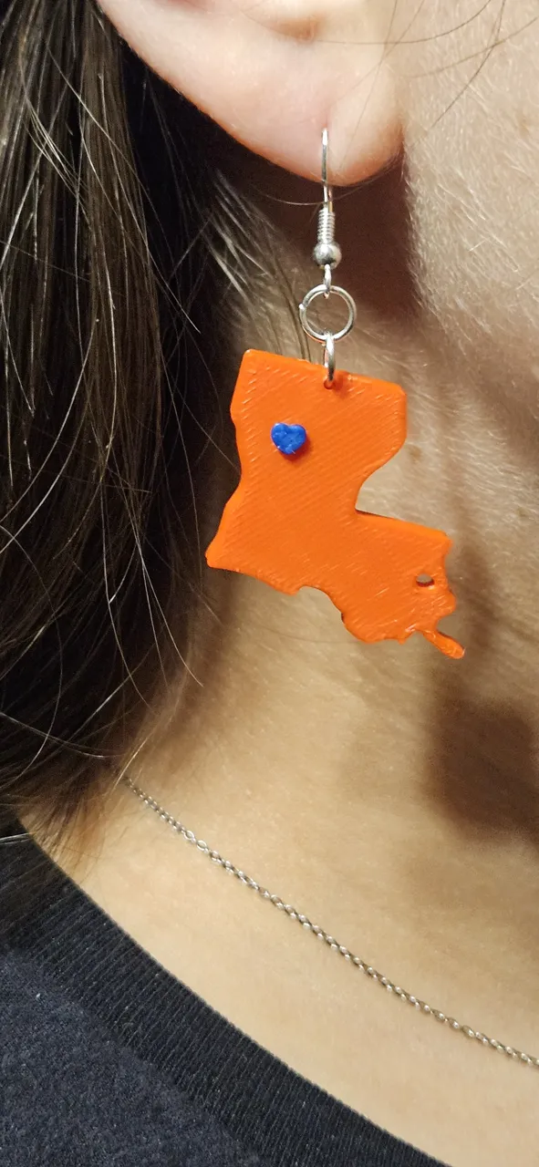 Heart of Louisiana Earrings view 3