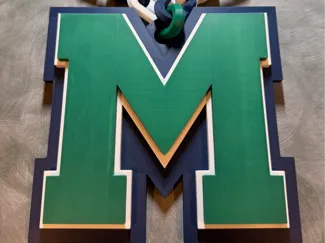 Mercyhurst Oversized Necklace Pendant + Chains