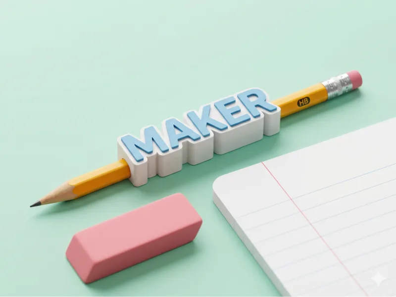 Pencil Name Tag | AMS & Customizer Ready