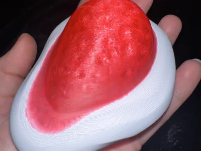 Upscaled Allen's Strawberries & Cream Lolly