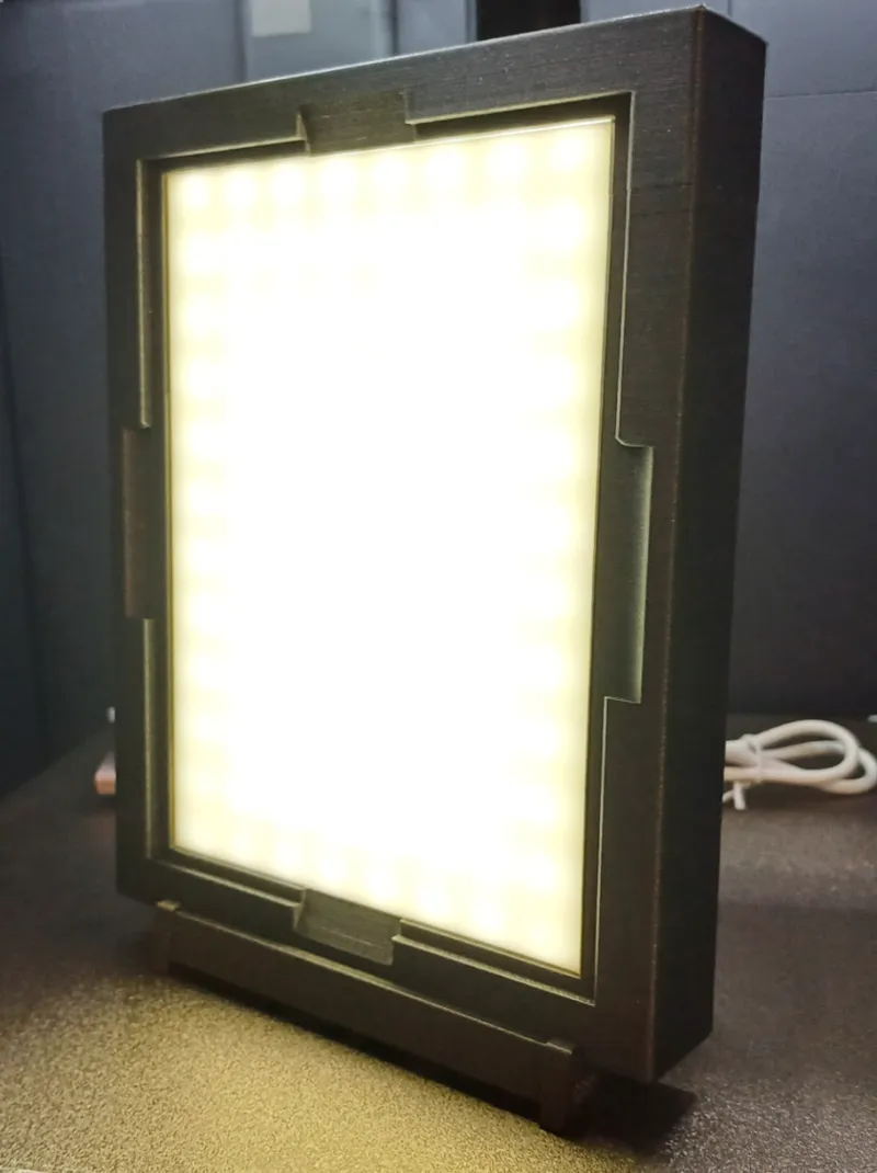 Frame for the Bambu Lab Lithophane LED Kit 2pcs