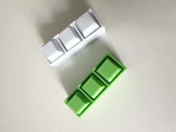 Objeto manipulable: 3 Key Clicker — vista de referencia 3
