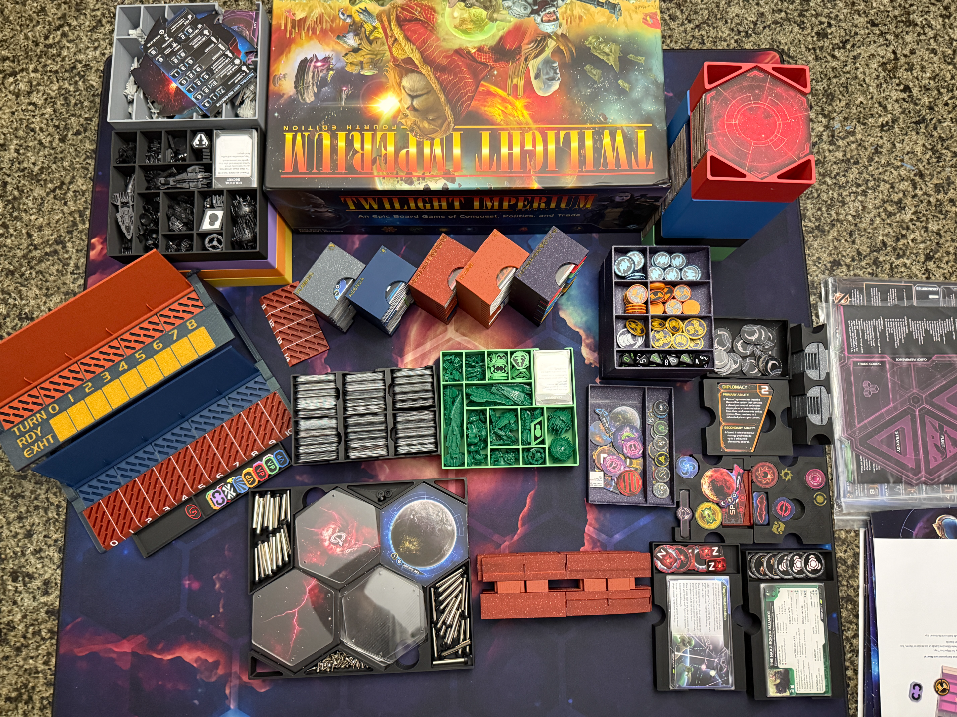 Twilight Imperium Insert with PoK / TE plus extras