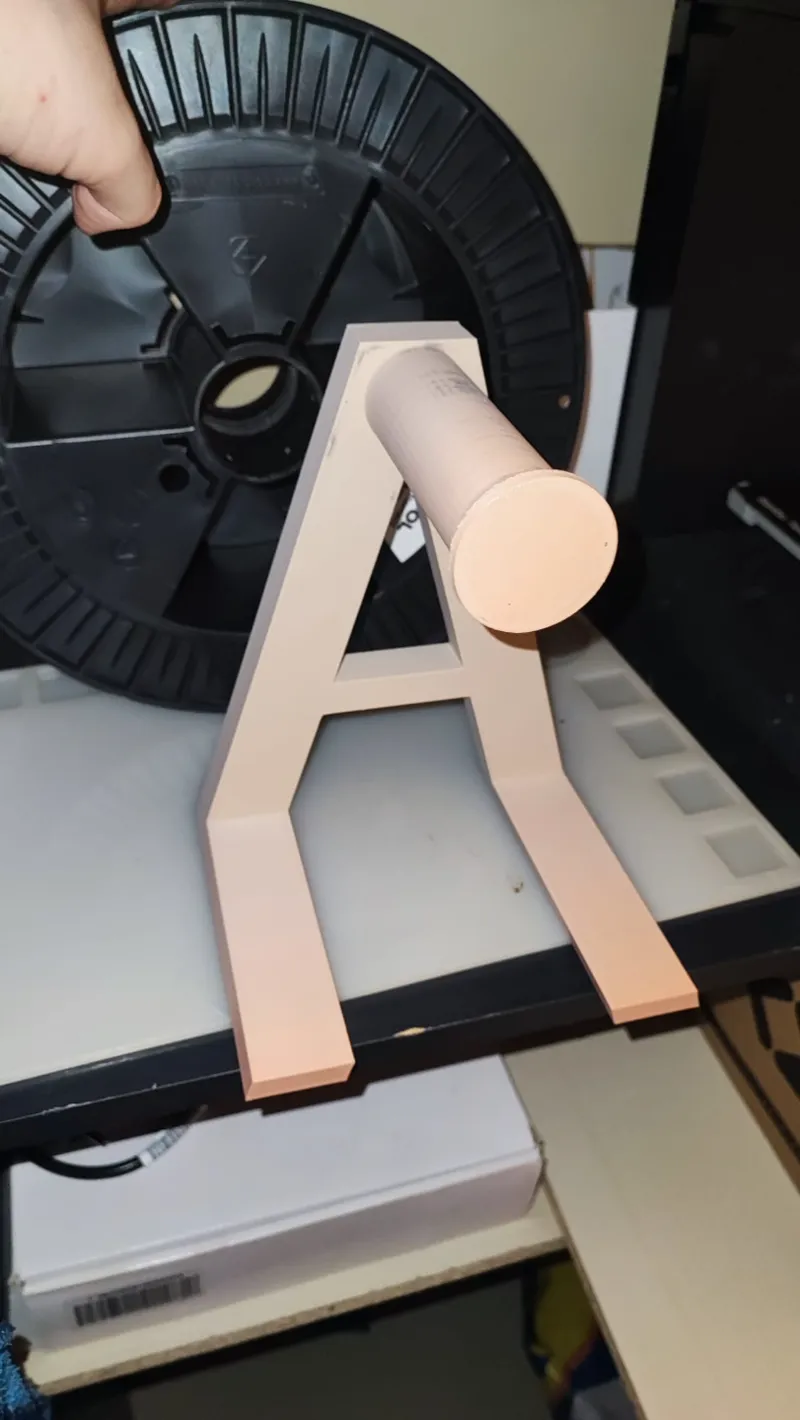 Filament holder for big spools (2kg +)