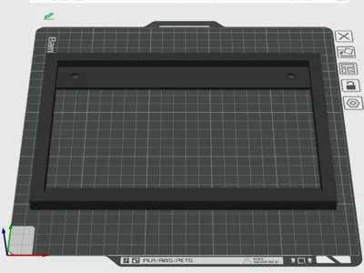 A5 Wall-Mounted Frame (2-Screw Mount)