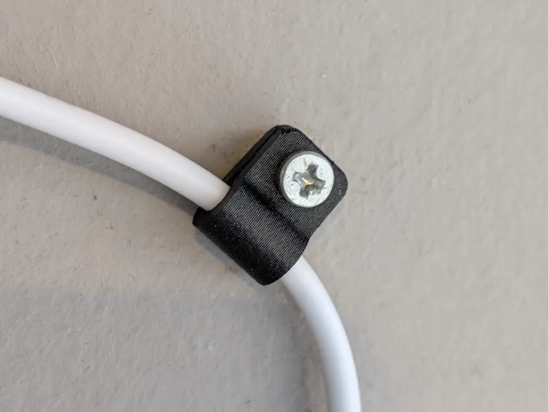 Cable P-Clip on Wall for Eufy Camera C31 (3-4mm)