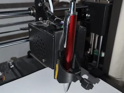 Anycubic i3 Mega Pen Holder / Plotter Attachment