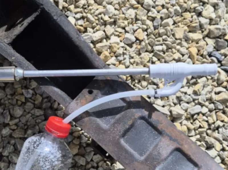 DIY Sandblasting Nozzle Add-On for Air Blow Gun V1