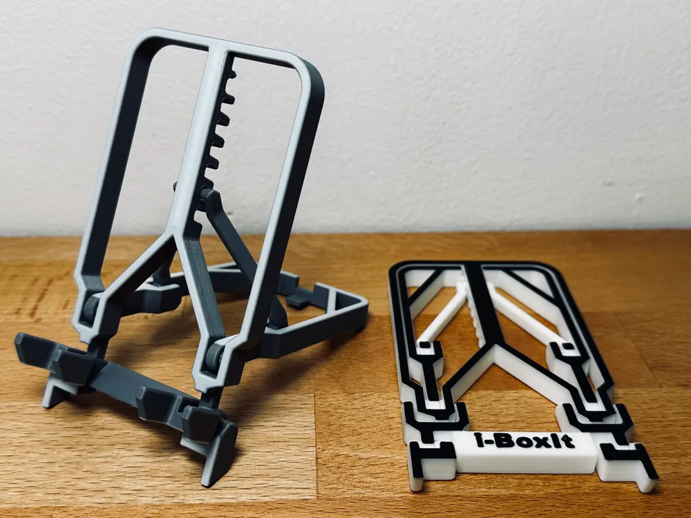 Foldable Phone Stand - Print in Place - Free 3D Print Model - MakerWorld