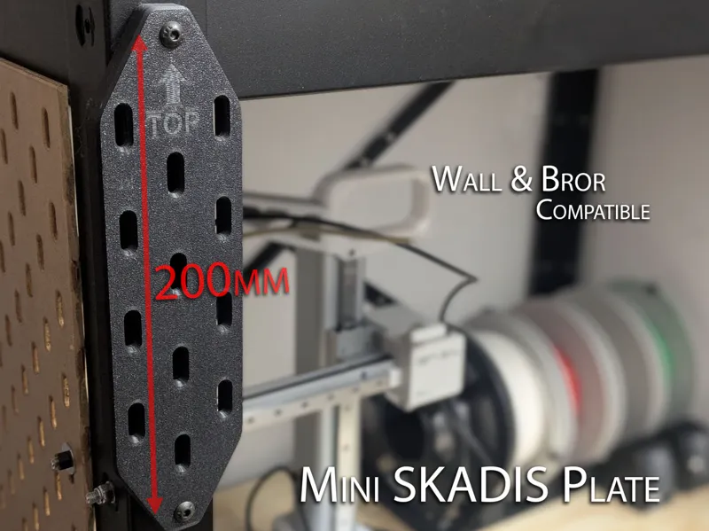 Mini Skadis Plate for Wall & Ikea Bror