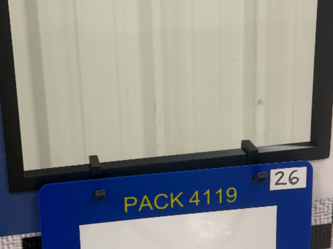 Display Frame Hook For License Plate