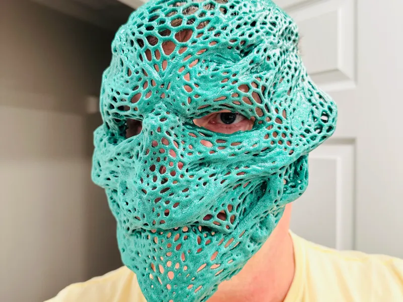 Vecna Swamp Creature Voronoi Mask