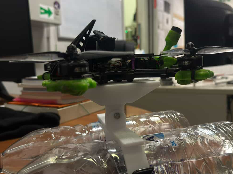 FPV Drone Launch Pad with Water Bottle Ballast