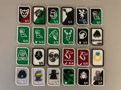 MTG Mini-Token-Drop 7 (Avatar, Lorwyn, Community)