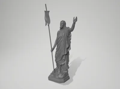 JESUS RESSUSCITADO - RESURRECTED JESUS (SCAN+EDIT)