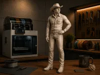 Figurine cowboy debout — photo 1