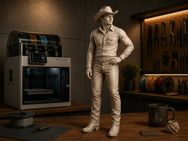 Figurine cowboy debout