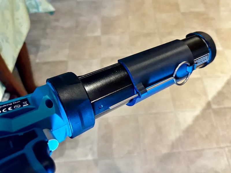 Caulk Gun Tube-Opener Holder