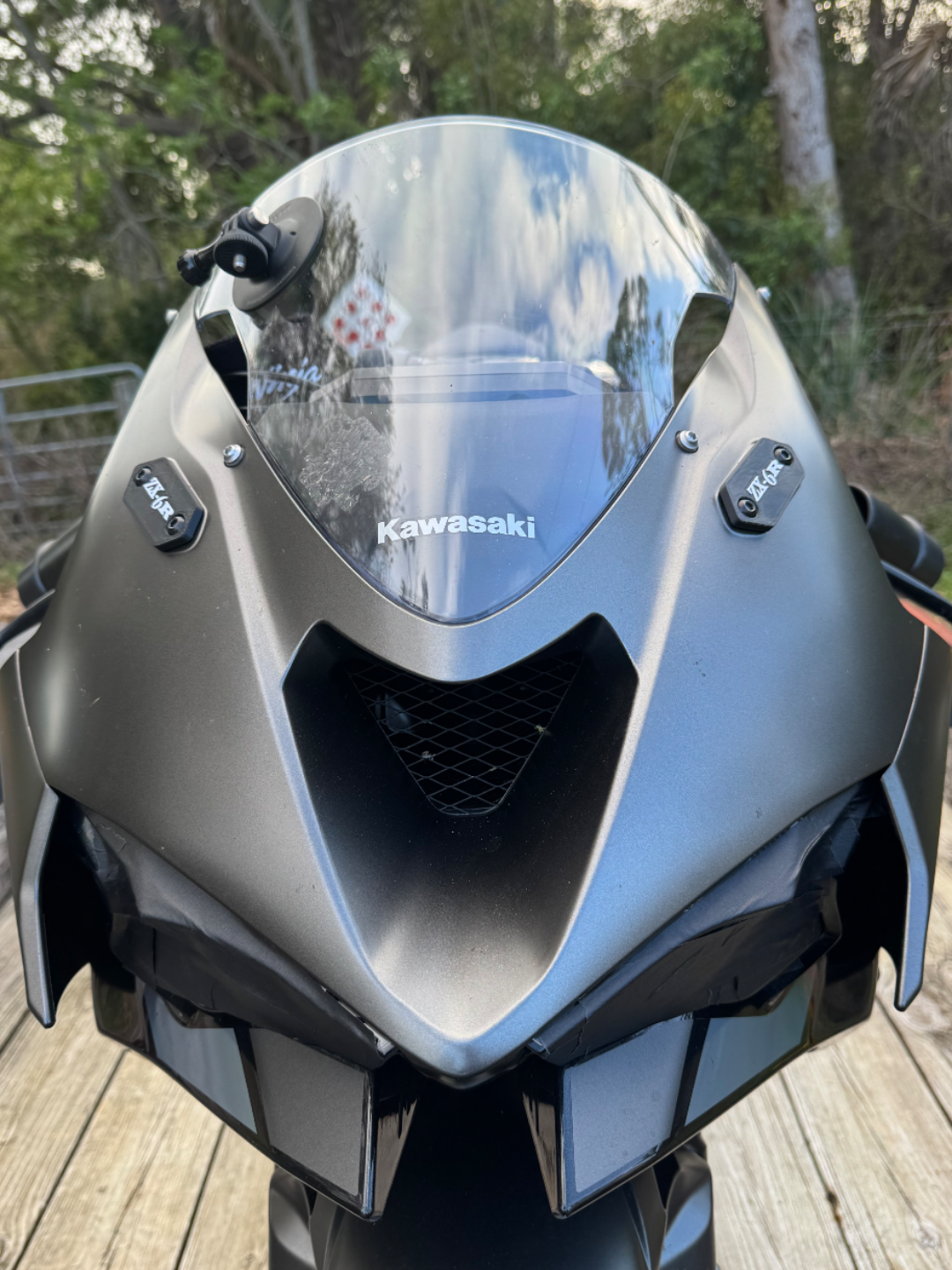ZX6R Mirror blockoff plate - Free 3D Print Model - MakerWorld