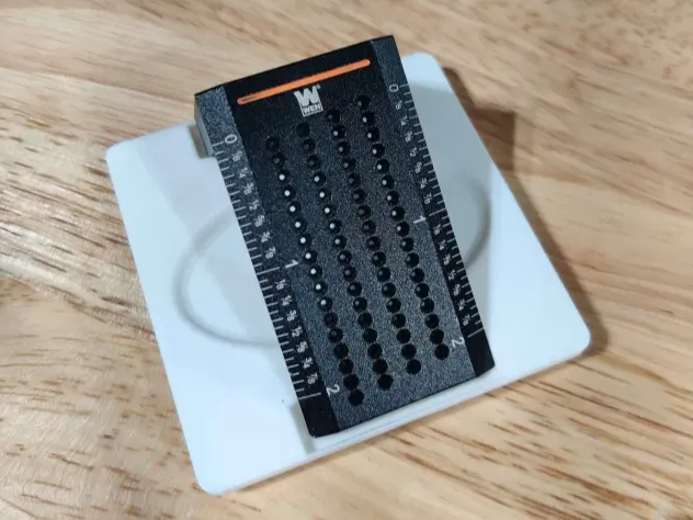 Gridfinity Wen Pocket Marking Edge Ruler 2x2