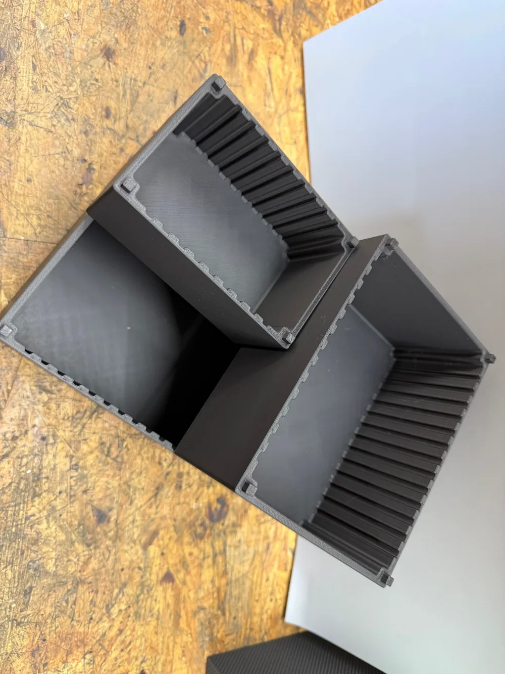 Box Stackability Large Stackable Box V2, Sorting Box, Container by roger.rhbMakerWorld ...