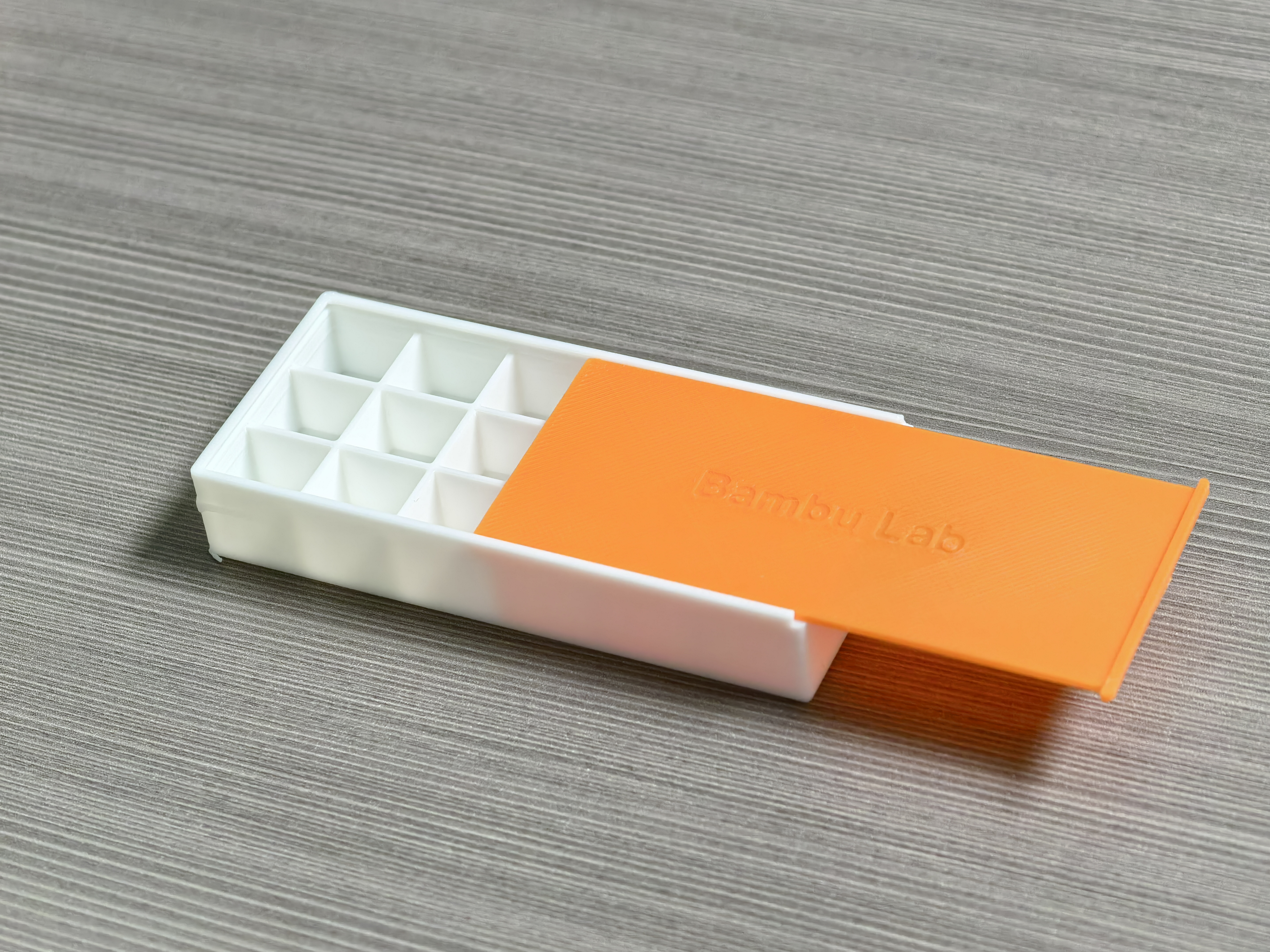 Miniatura 6 do modelo 3D 滑盖桌面收纳盒 - 多尺寸|可定制 - 尺寸/分隔自由调节