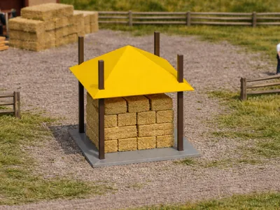 H0 Hay Barn