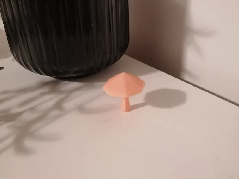 Magical mushroom. GLOWING!