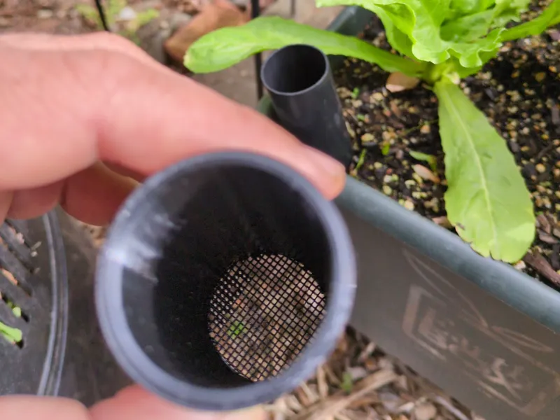 EarthBox Fill Tube Screen