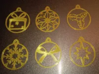 Boules de Noël à suspendre — photo 1