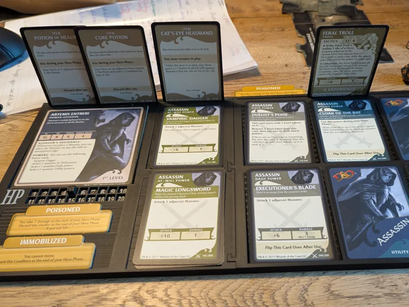 DND Board Games Player Boards