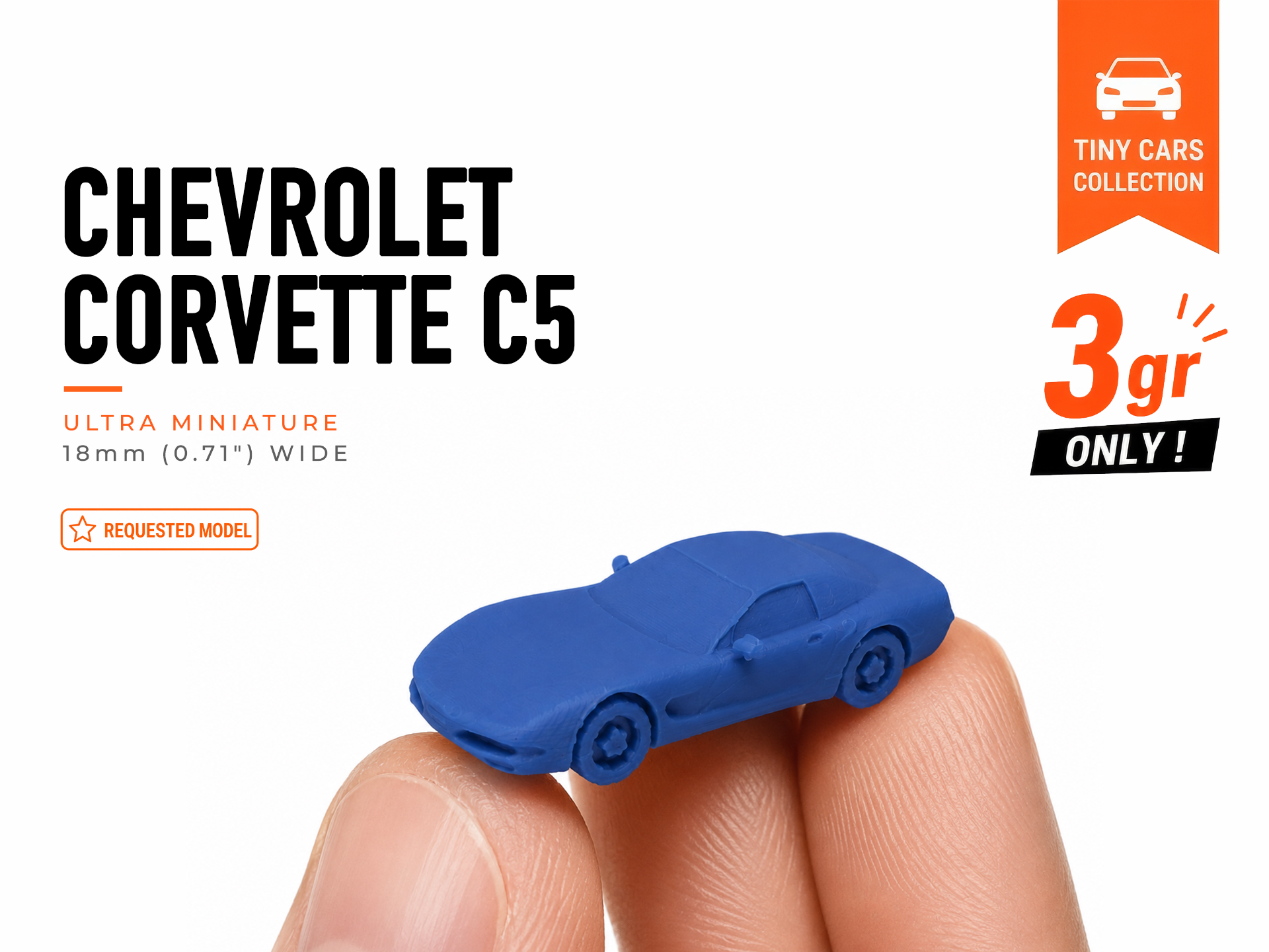 Tiny Chevrolet Corvette C5 - Mini Cars Series