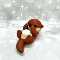 Otter (no clicker) prints in 1 piece