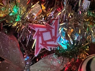Metallica Ninja Star Christmas Ornament