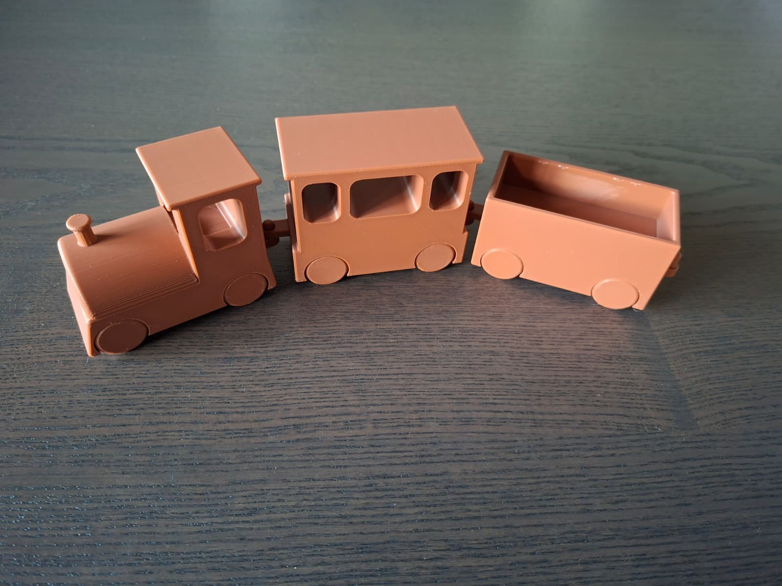 Modular Toy Train - Print in Place Wheels